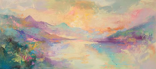 Chuchotements des teintes du lever du jour