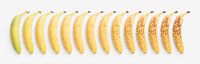 Banana: from green to ripe