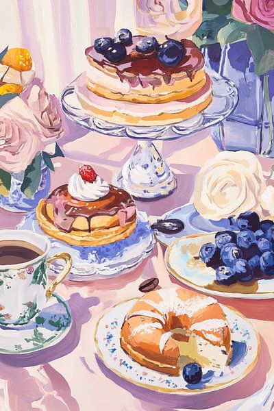 Dessert-Café von Melloi Art Prints