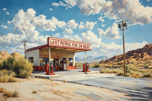 Last Petrol for 50 Miles by Skyfall