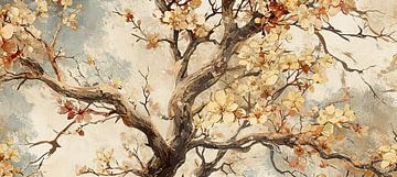 Bloeiende Magnolia Pracht van De Mooiste Kunst