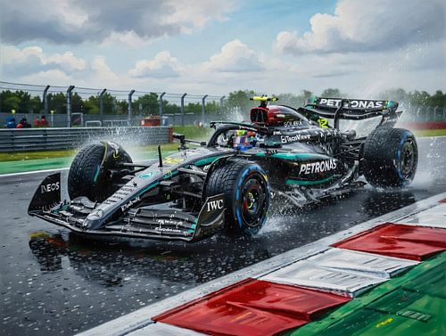 Kimi Antonelli - À fond sous la pluie sur DeVerviersBelgium