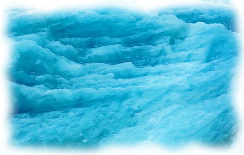 Blue glacier