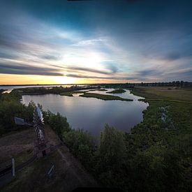 Avond over het Zuidlaardermeer van Eppo Karsijns