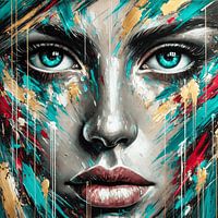 Blue eyes - Face - Female
