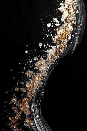 Abstract Alchemy - Midnight Gold