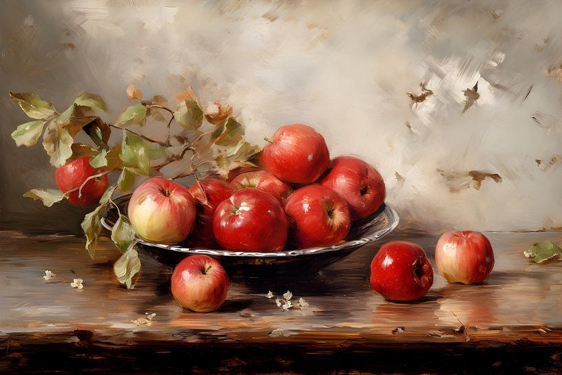Appel stilleven van Heike Hultsch