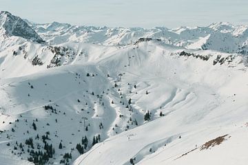 Het skigebied van Kitzbühel van Sophia Eerden