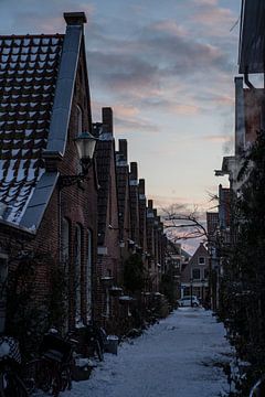 Winter in Alkmaar van Manuuu