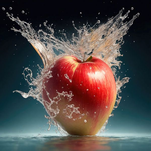 Apple explosion by Brian Morgan