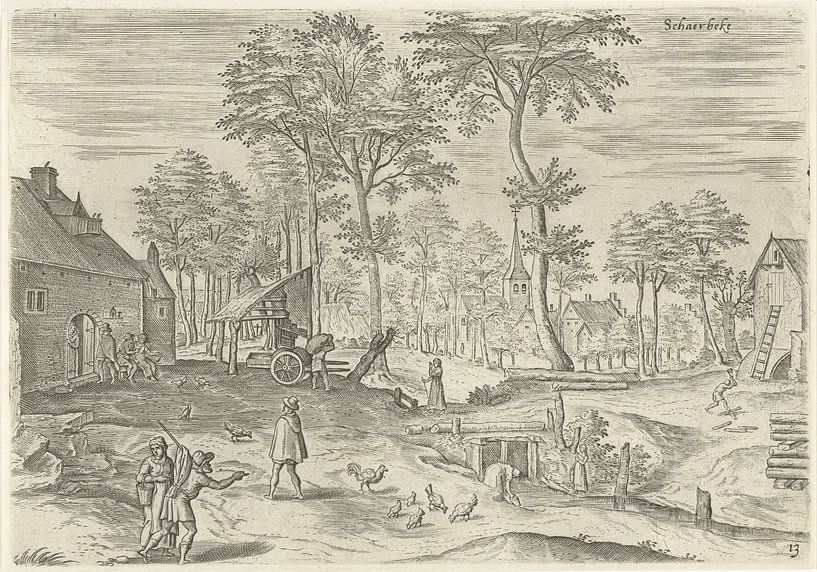 Hans Collaert (I), View of Schaerbeek by Atelier Liesjes