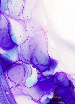 Abstract purple / Christmas by Ichi rosine