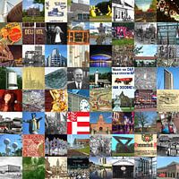 Alles van Eindhoven - collage van typische beelden van de stad en historie