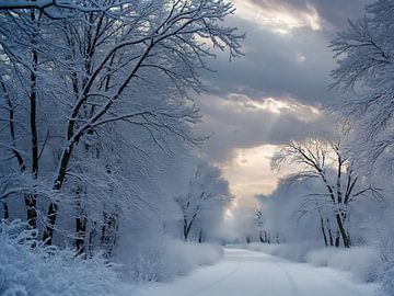 Winterlandschap op de Veluwe - landschapsfotografie 7 van The Photo Artist