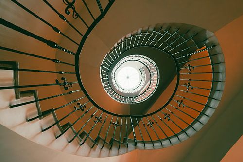 Un escalier en colimaçon comme il se doit