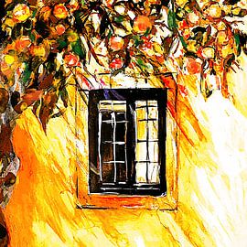 Eine sonnige Szene im Süden.