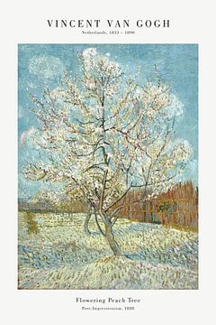 Vincent van Gogh - Bloeiende perzikboom van Old Masters