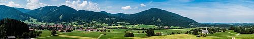 Extra groot panorama over Kapel (Duitsland