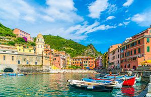 Cinque Terre stadje Vernazza van Ivo de Rooij