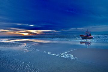 Reddingboot Noordzee van Peter van Rijn
