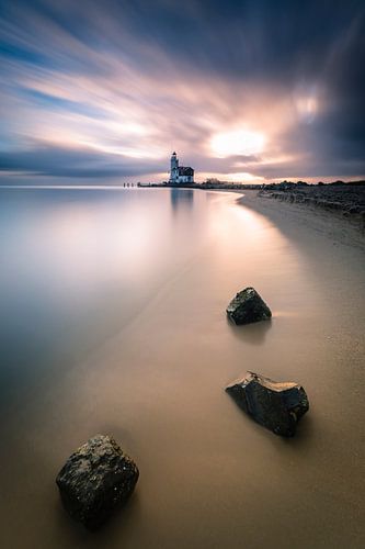 Zonsopkomst in Marken van Erik van Lent