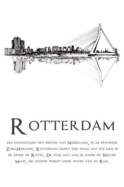 Skyline port of rotterdam by Krista Kitsz Art