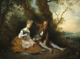 Young Lovers in a Landscape, Nicolas Lancret