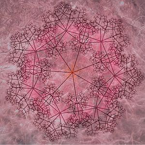 Mandala chic in rot