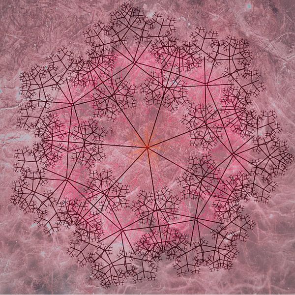 Mandala chic in red by Rietje Bulthuis