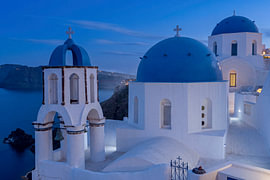 Die Nacht in Oia – Santorin von Didier Laurent