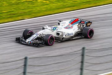 Felipe Masa in actie tijdens de Grand-Prix van Oostenrijk 2017