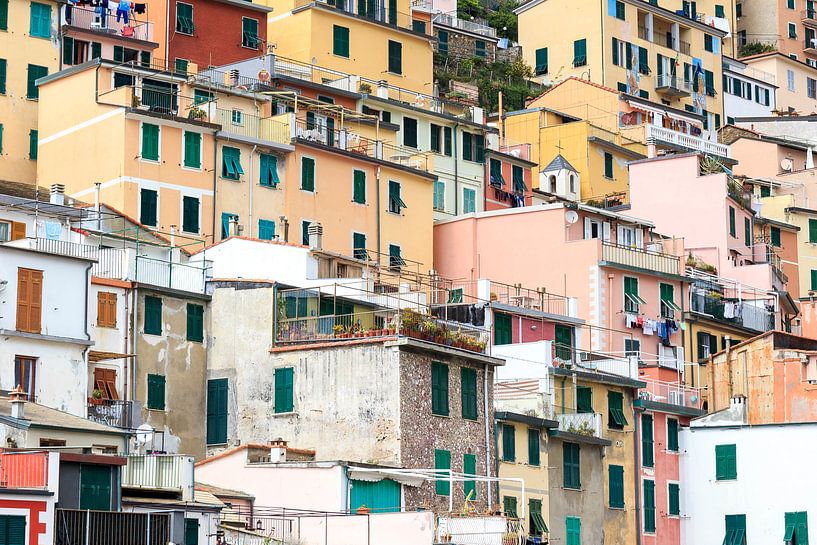 Coloured Houses by Christein van Hoffen