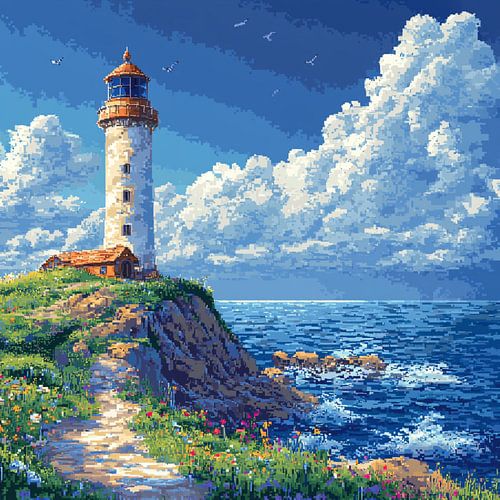 Lighthouse of sketch