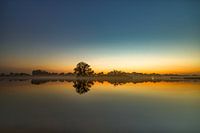 Zonsondergang natuurgebied Dakhorst