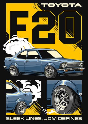 Toyota Corolla E20 JDM auto