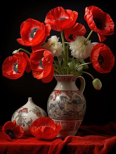 Poppies still life