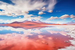 Bolivia Natuurgebied van Abstract Schilderij