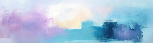 Lila-Blau | Zartes Lila mit blauen Akzenten
