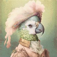 Pastel Papegaai
