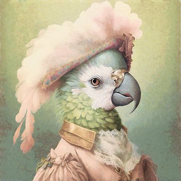 Pastel Parrot by Jacky
