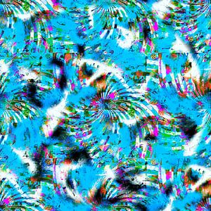 Muster "Blaue Wirbel"