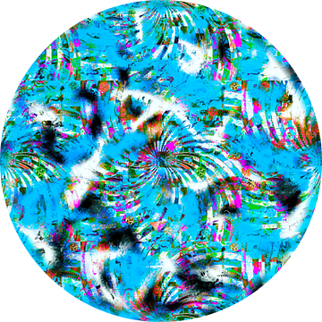 Pattern "Blue swirl" van Leopold Brix