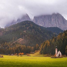 The iconic St John’s Church (San Giovanni) in Ranui, Italy by Marga Vroom