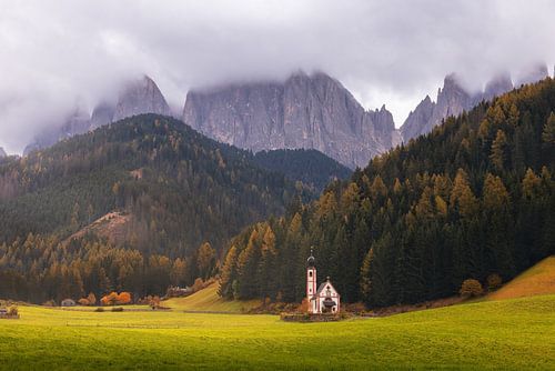 The iconic St John’s Church (San Giovanni) in Ranui, Italy
