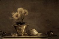 Still Life. Fluff Bulbs. 4. Classic. Impressionism.