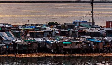 Manila slums van Brandon Lee Bouwman