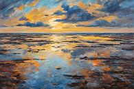 Wadden Sea at low tide by Kees van den Burg thumbnail