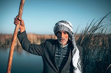 Les Arabes des marais Abu Haidar | Impression à la demande, Photoprint sur Milene van Arendonk