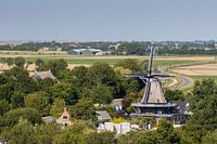 Sexbierum et ses environs depuis la tour de l'église Sixtus
