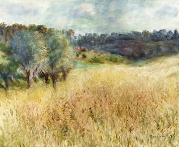 Wheatfield, Pierre-Auguste Renoir